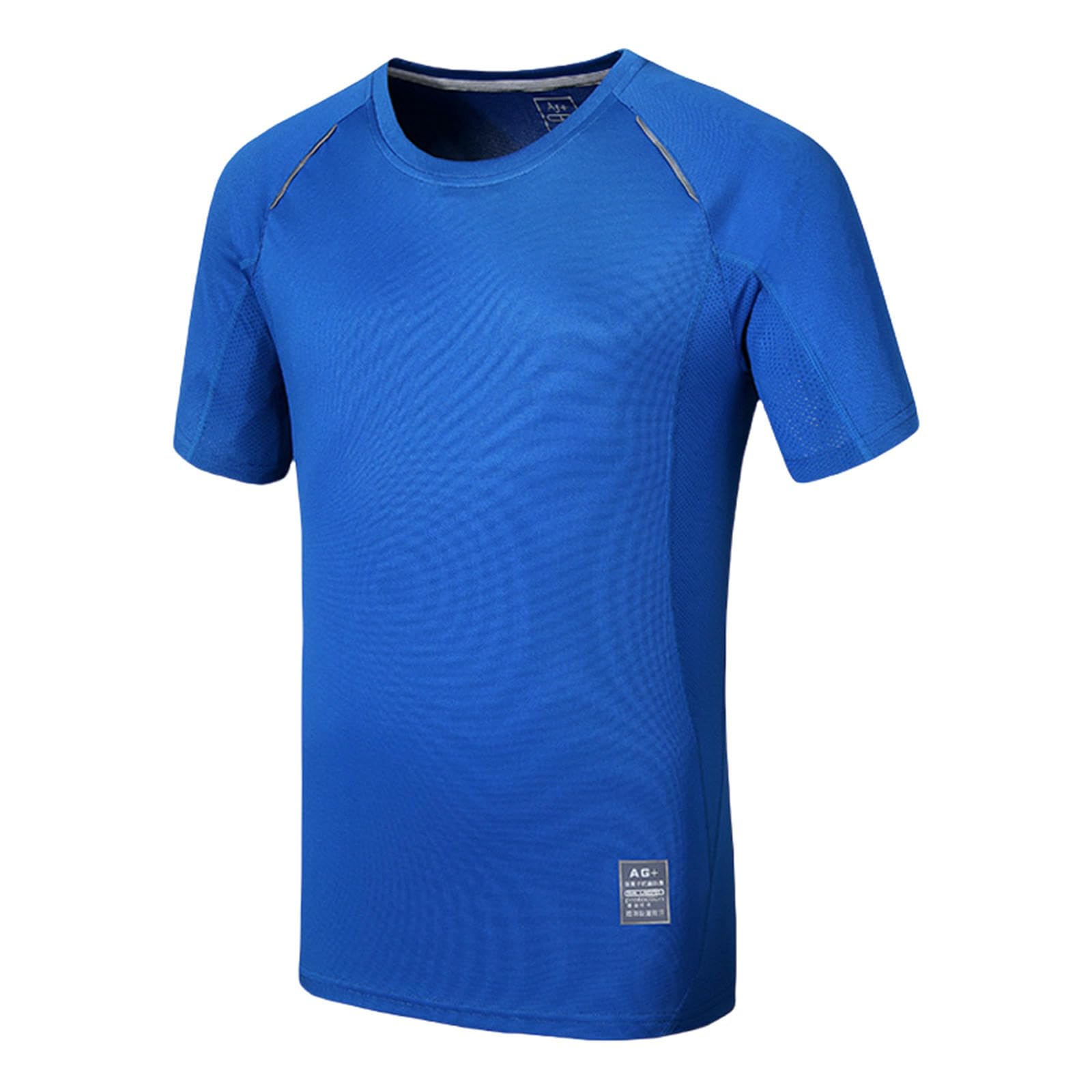 Męskie T-Shirty z krótkim rękawem Lato Cool Quick-Dry Fitness Sport T-Shirt High Elastic Soft And Comfort Pullover
