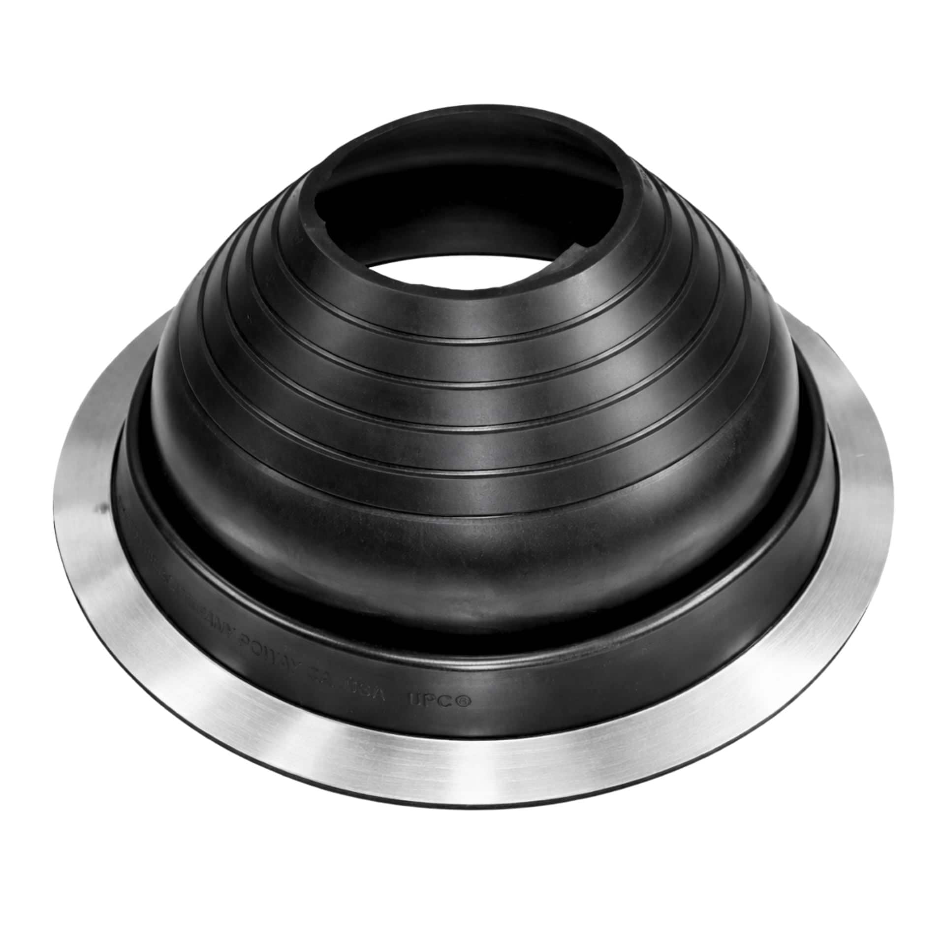 Junta de EPDM flexible de paso de techo Brida antiingreso de agua Resistente a la temperatura Protección de chimeneas Tuberías Cables Paneles Universal #5 (108-178 mm)