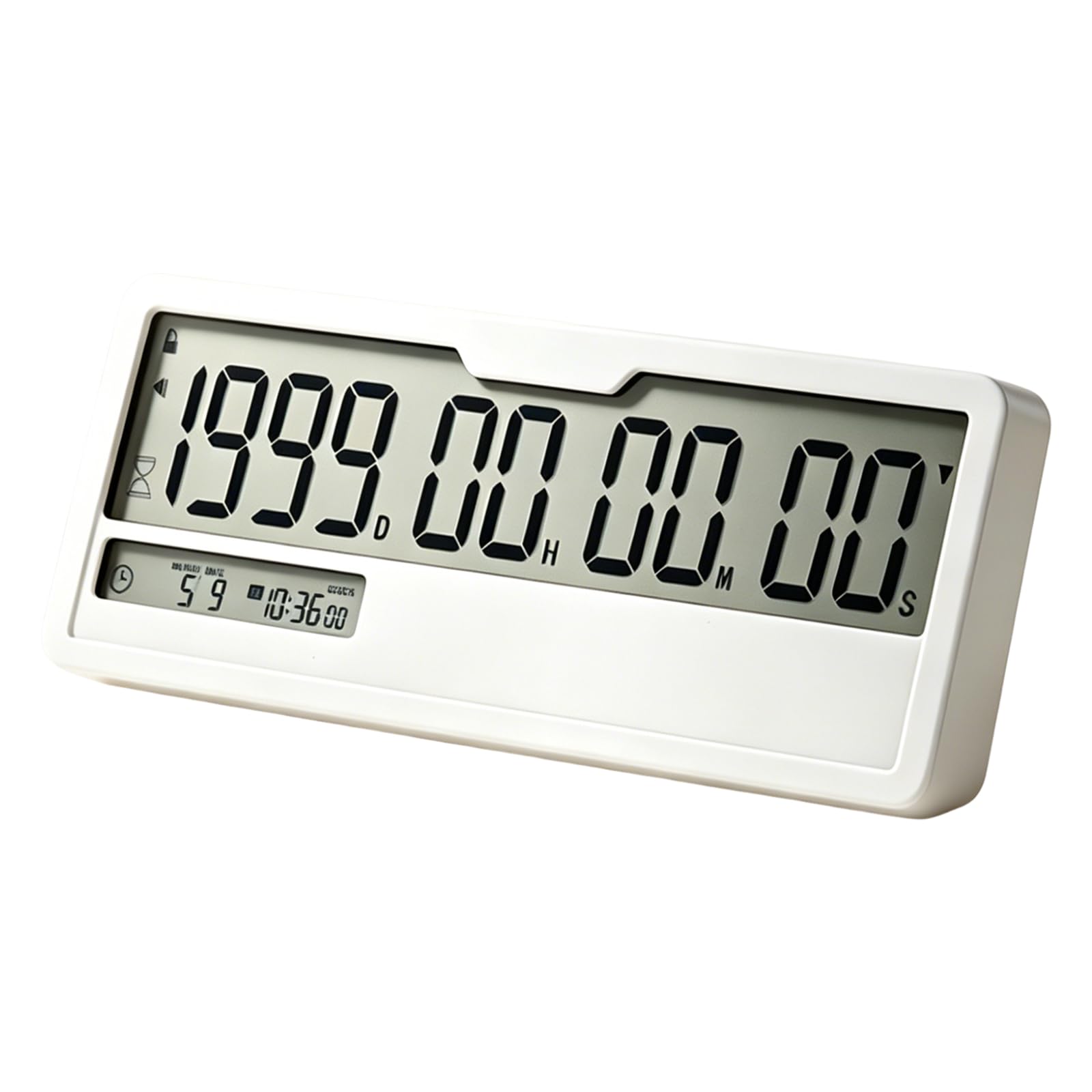 Introti Day Countdown Electronic Timer Large Screen Calendar Timer Reminder Electric Countdown Desk Clocks for Home Office Desktop Decor