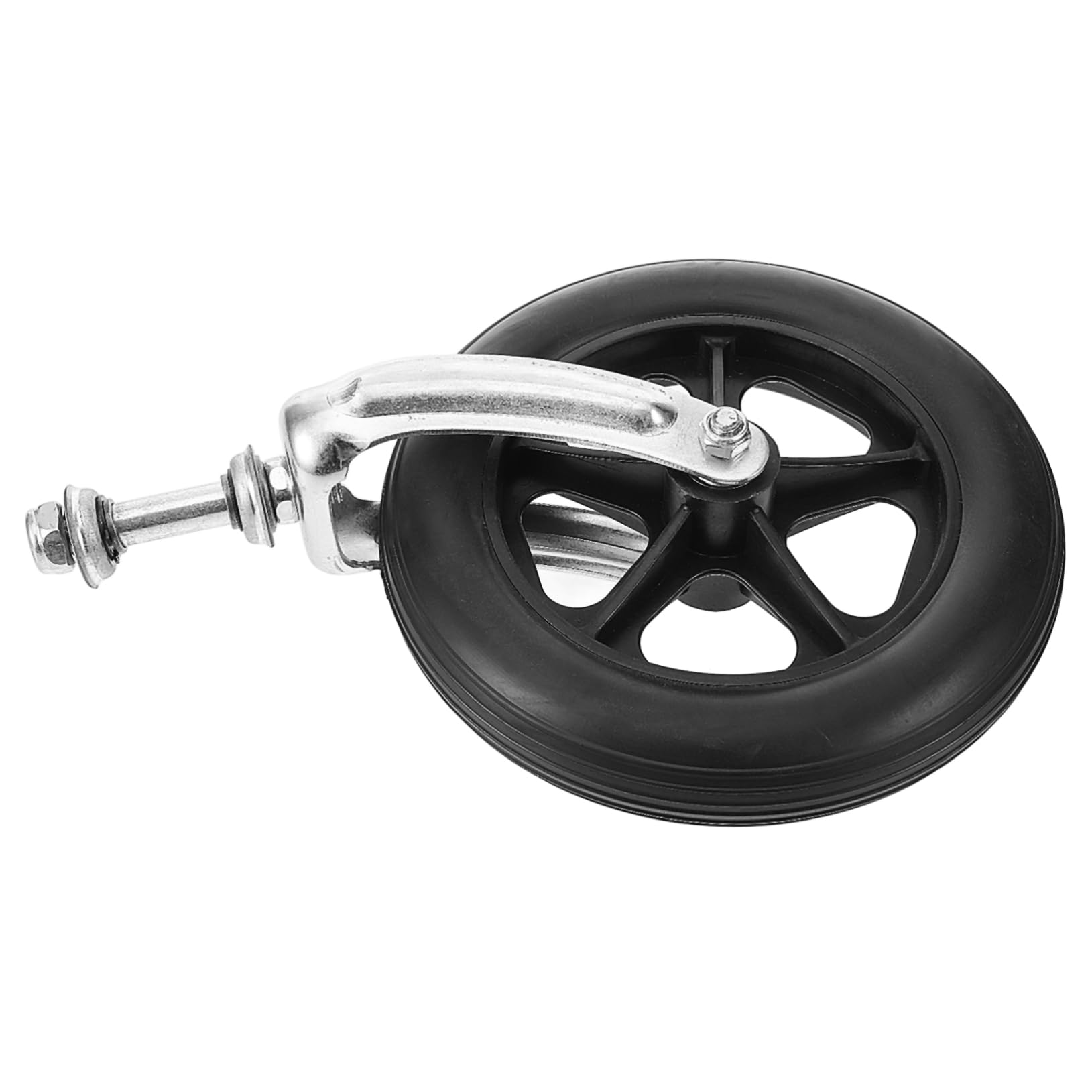 FRCOLOR Wheelchair Front Caster Replacement Wheel for Wheelchair Easy Install Front Wheel with Bearings