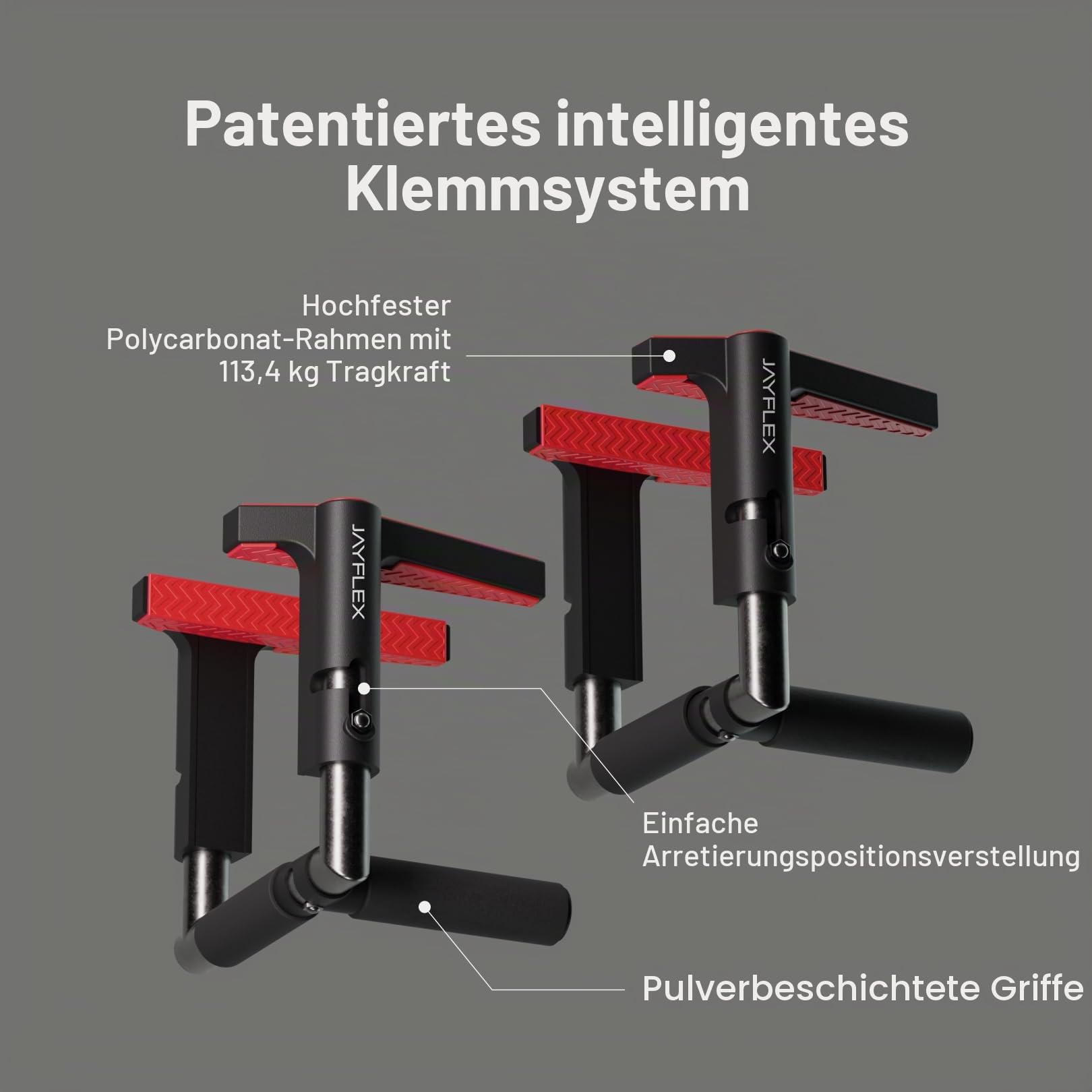 CrossGrips Klimmzugstange für Türrahmen, für Zuhause und auf Reisen