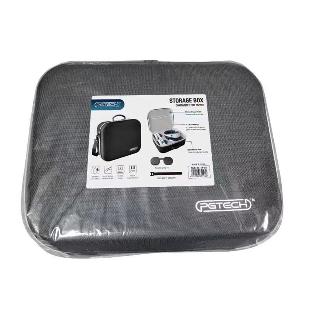 bolsa de almacenamiento multifuncional Estuche de transporte de viaje de gran capacidad caja de almacenamiento a prueba de golpes organizador para accesorios PS VR2