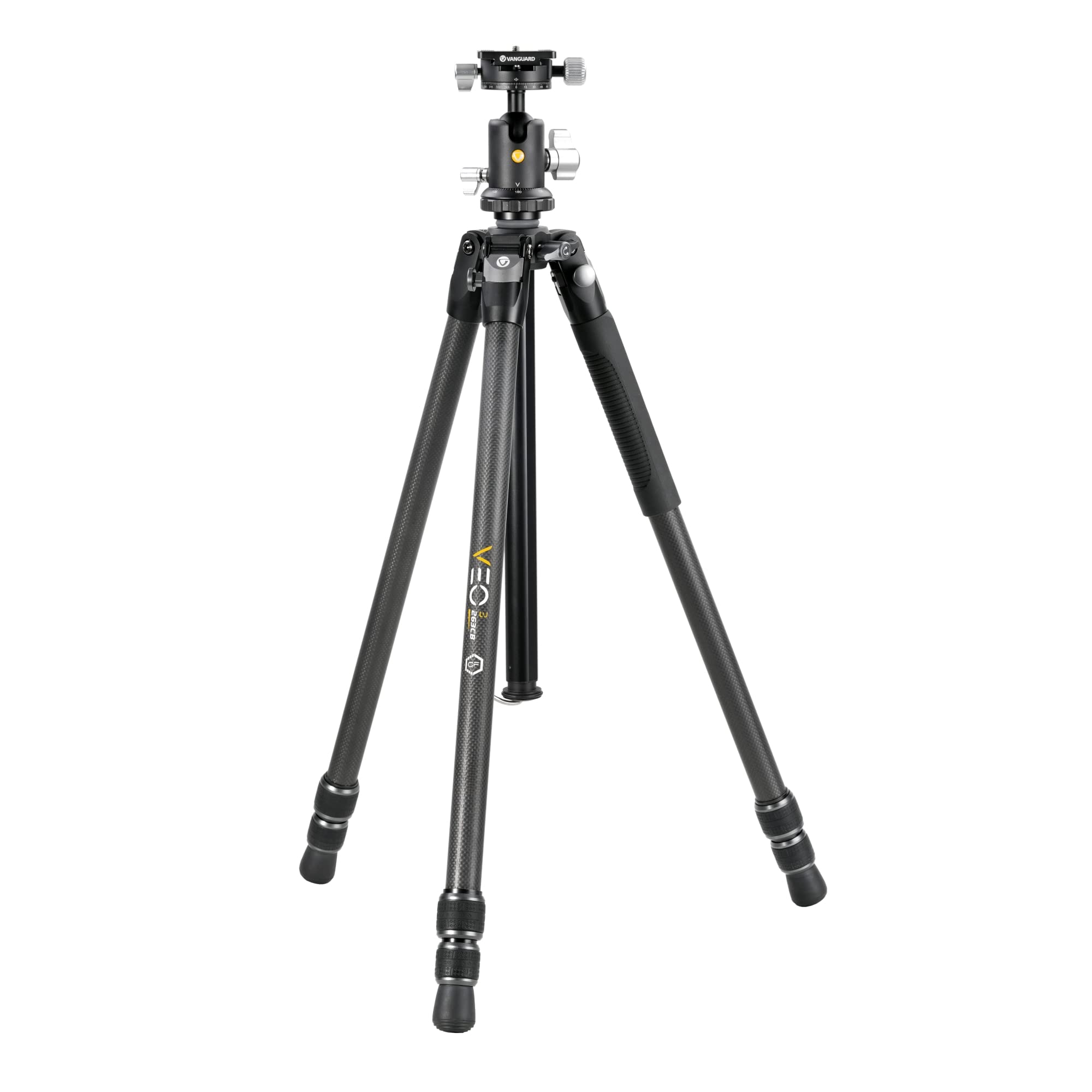Vanguard VEO 3 263CB Traditional Carbon Fibre Tripod With Dual Axis Ball Head - 15kg Load Capacity