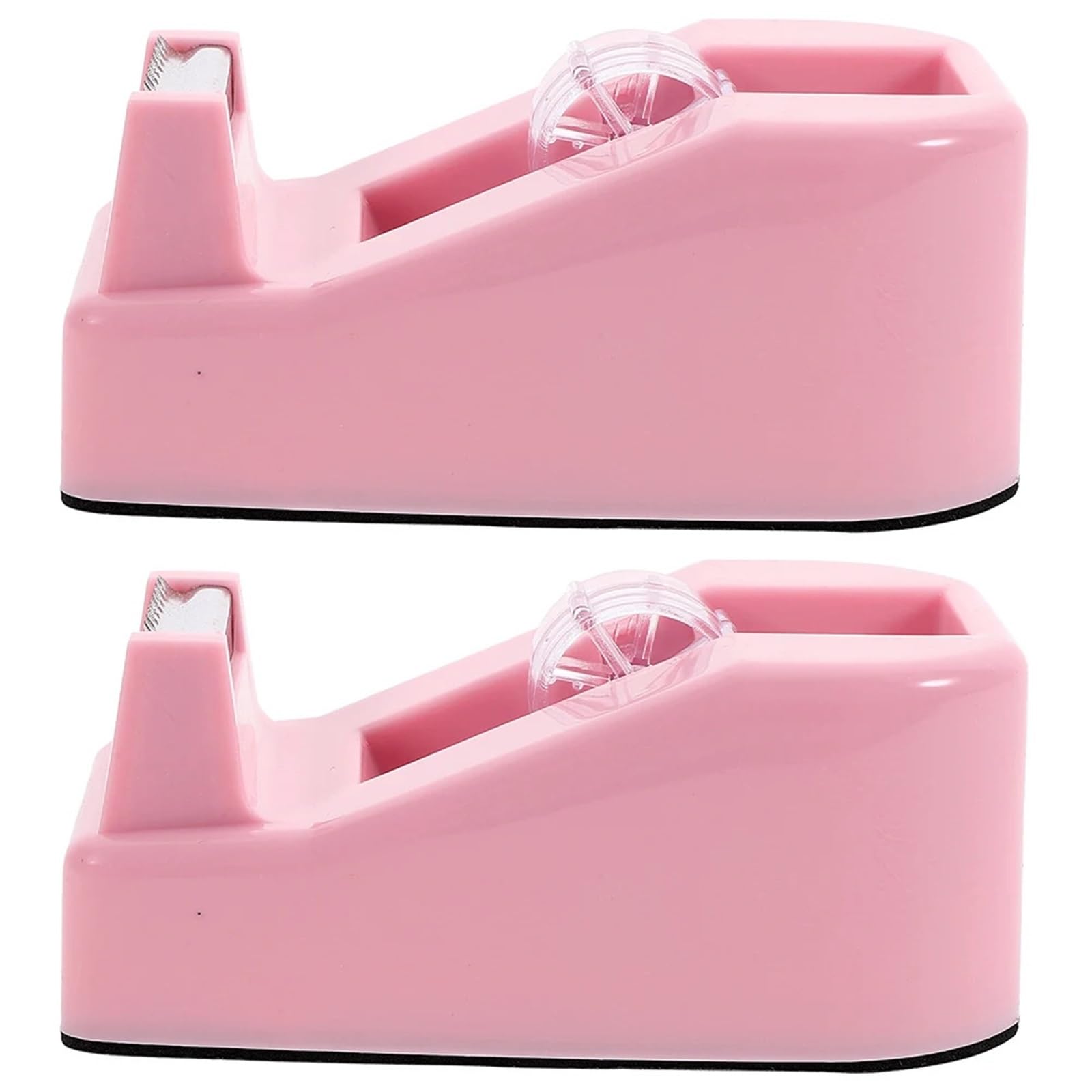 Lot De 2 Distributeurs Ruban Adhésif Couleur Macaron, Jolis Supports En Plastique, Fournitures Bureau, Papeterie Des DéCoupes Nettes Et PréCises