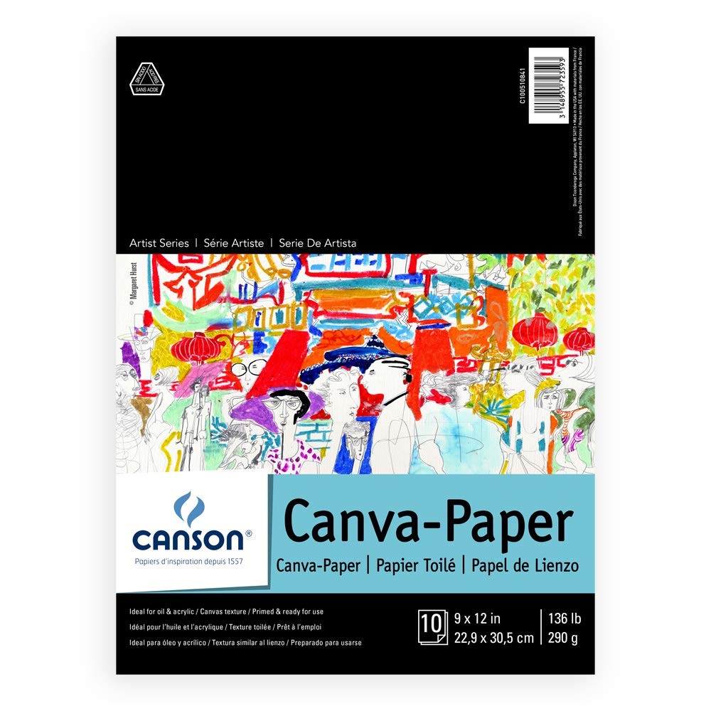 CansonFoundation Canva-Paper Pad 9X12