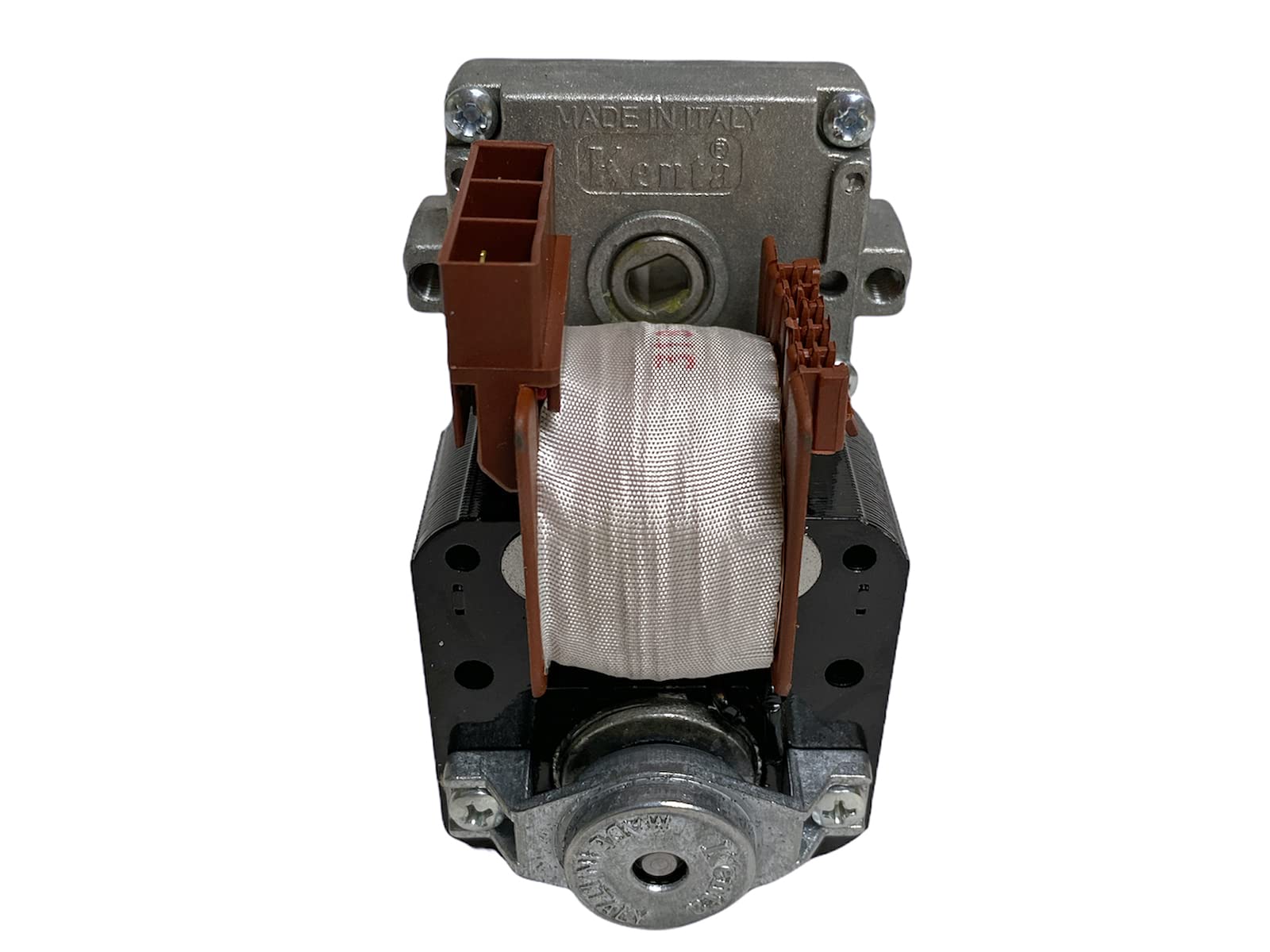 eRicambi, Motoriduttore K9117157 Kenta serie 911 per Stufe a Pellet, Velocità 5rpm, Pacco Lamellare 40mm, Ø Albero 8,5mm, Senso di Rotazione Oraria, Spianatura Doppia, Cadel Deville Eurofiamma Puros