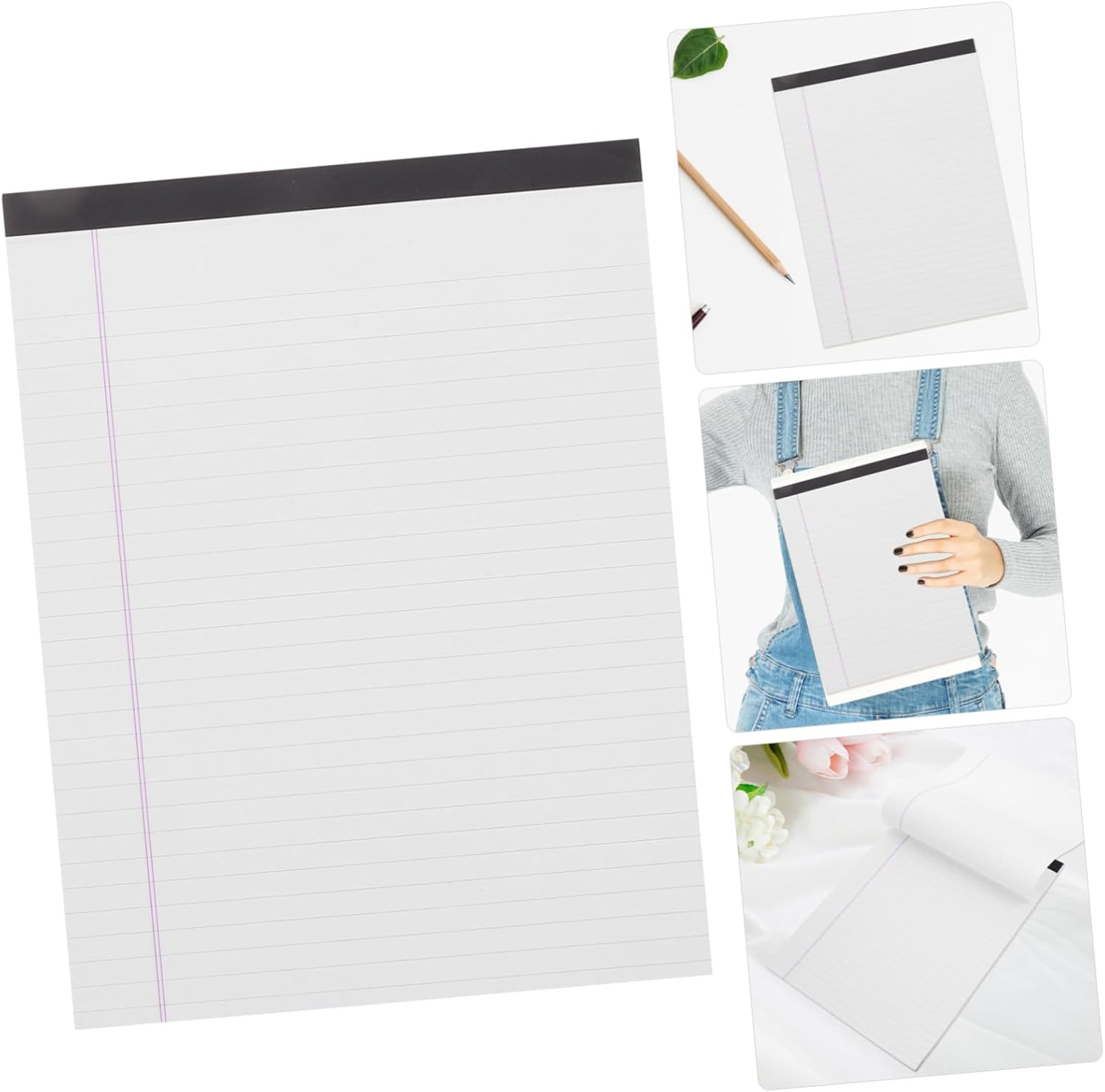 Veemoon 4Pcs Legal Pads Wide Ruled Writing Notepads Single Sided Ink Resistant for School and Office Ample Supply for Note Taking and Drawing Needs 9 61QA+dmM9CL. AC SL1500