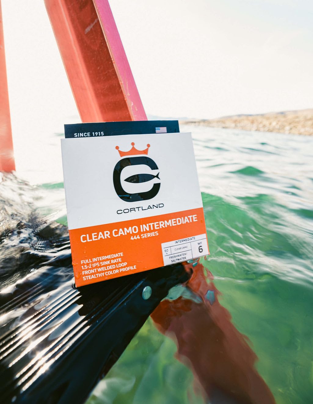 Cortland Line WF4I Small Game Fishing Line, Clear/Camo