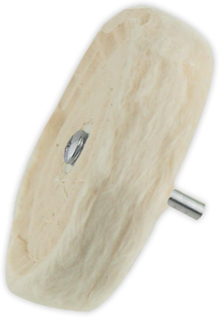 Extra-Thick 4" Buffing Wheel - 60 Ply Sewn Cotton - 1/4" Arbor