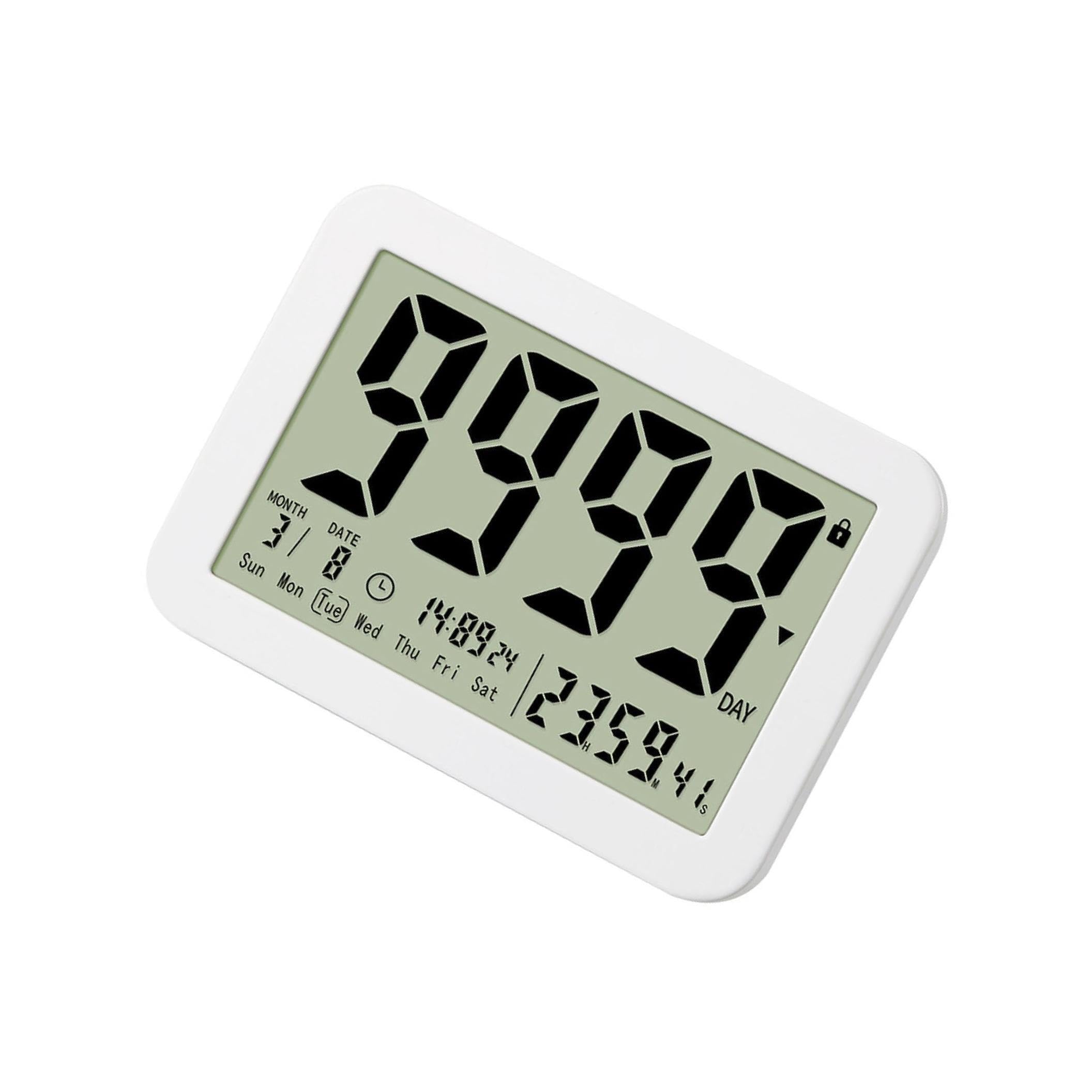 LIXSAZSE Countdowns Timer For Multiple Functions And Silent for Operation ABS Electronic Countdowns Days Timer Easy To Read