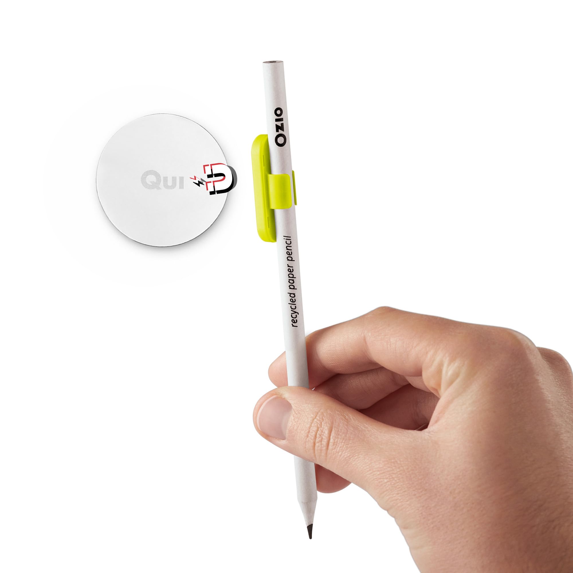 Ozio Magnetic Pen Holder, Refrigerator Pen Holder, Pencil Holder Clip with Magnet, Desk Gadgets, Office Accessories - Image 3