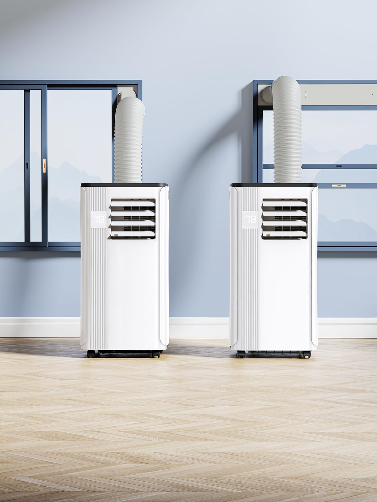 3-in-1 ポータブルエアコン Amazon | 9000 BTU 3-in-1 ポータブルエアコン - 急速冷却、除湿