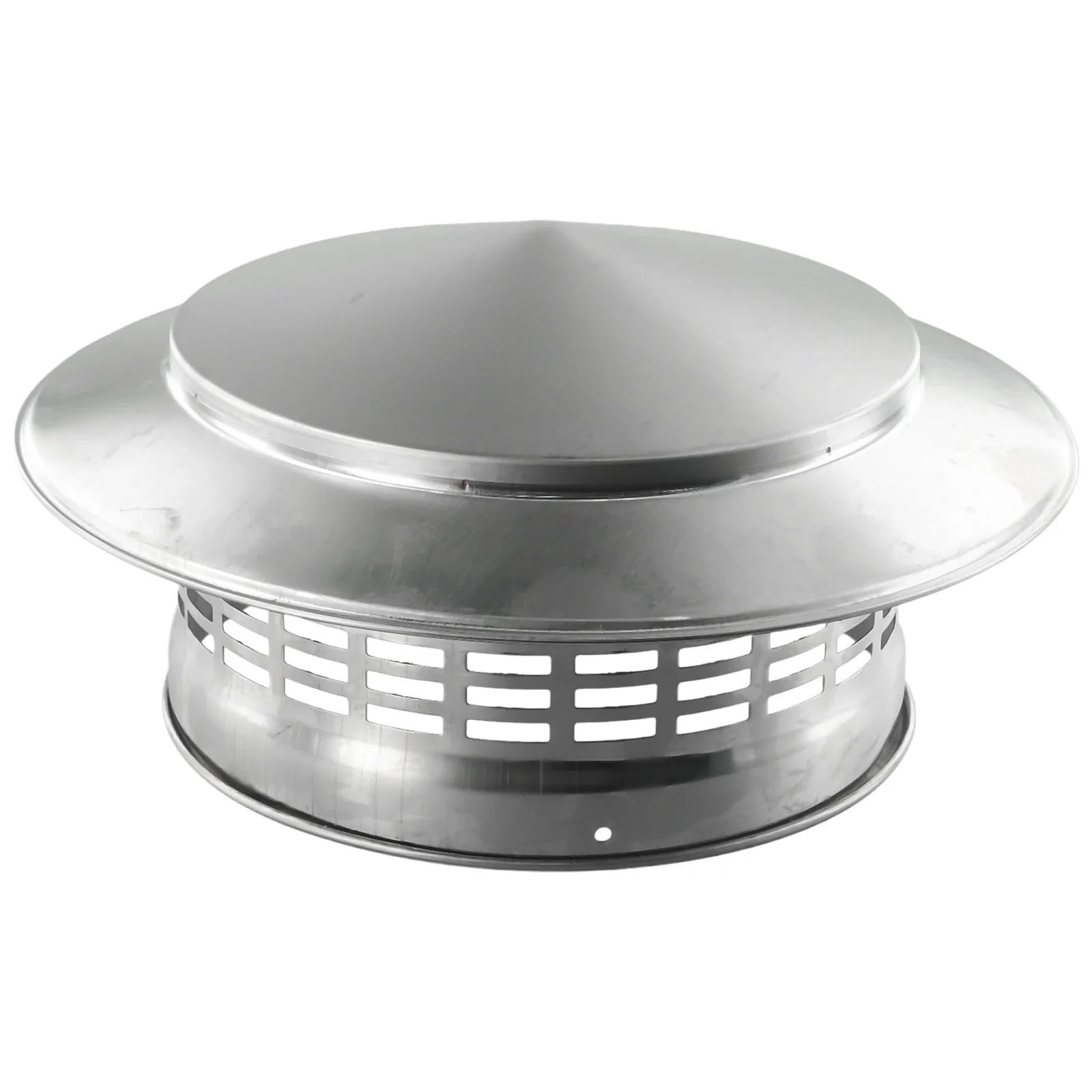 Chapeau de cheminée en acier inoxydable 75-200mm pour conduit de ventilation