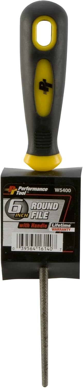 Performance Tool W5400 6 Round File with Handle
