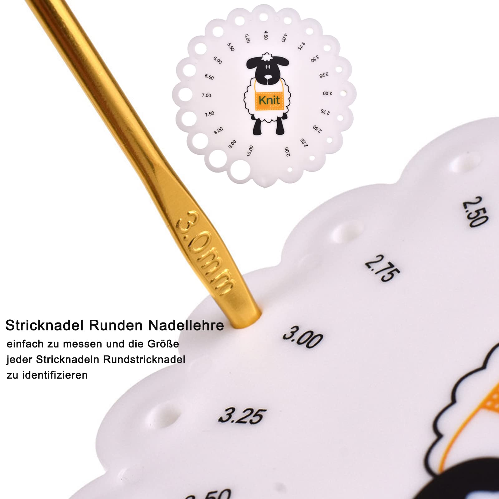 VBS Rondbreinaalden set 4 - 10 mm | Knutselwinkel VBS Hobby