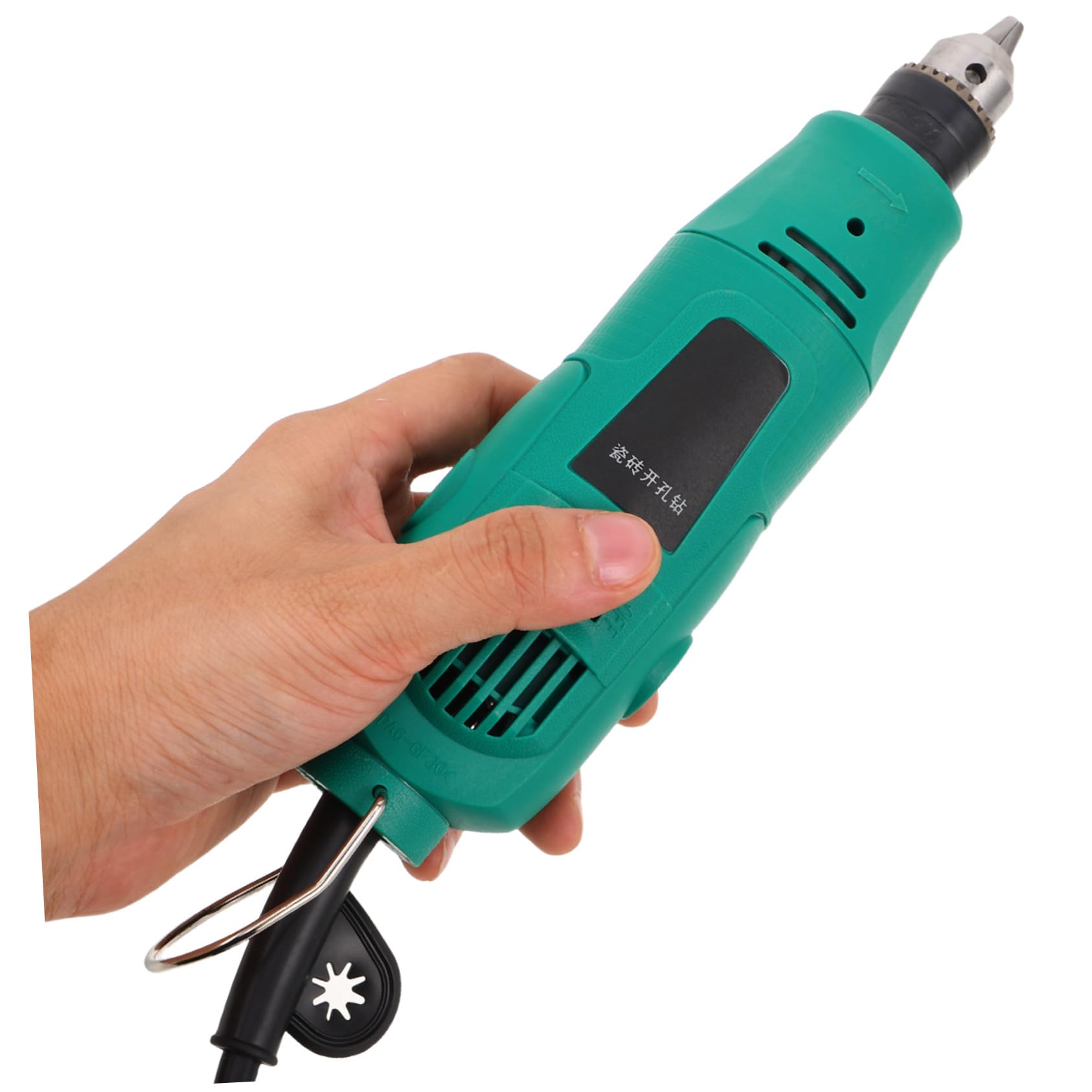 DOITOOL Taladro Eléctrico Compacto con Cable Brocas de y Cabeza de Lijado Taladro Portátil para Taladrar Azulejos y Electrónica Proyectos Domésticos y Bricolaje