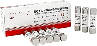 10PCS RT18 R016 O RT14 AM3 14 * 51 Fuse core Fuse core (Size : 63A)