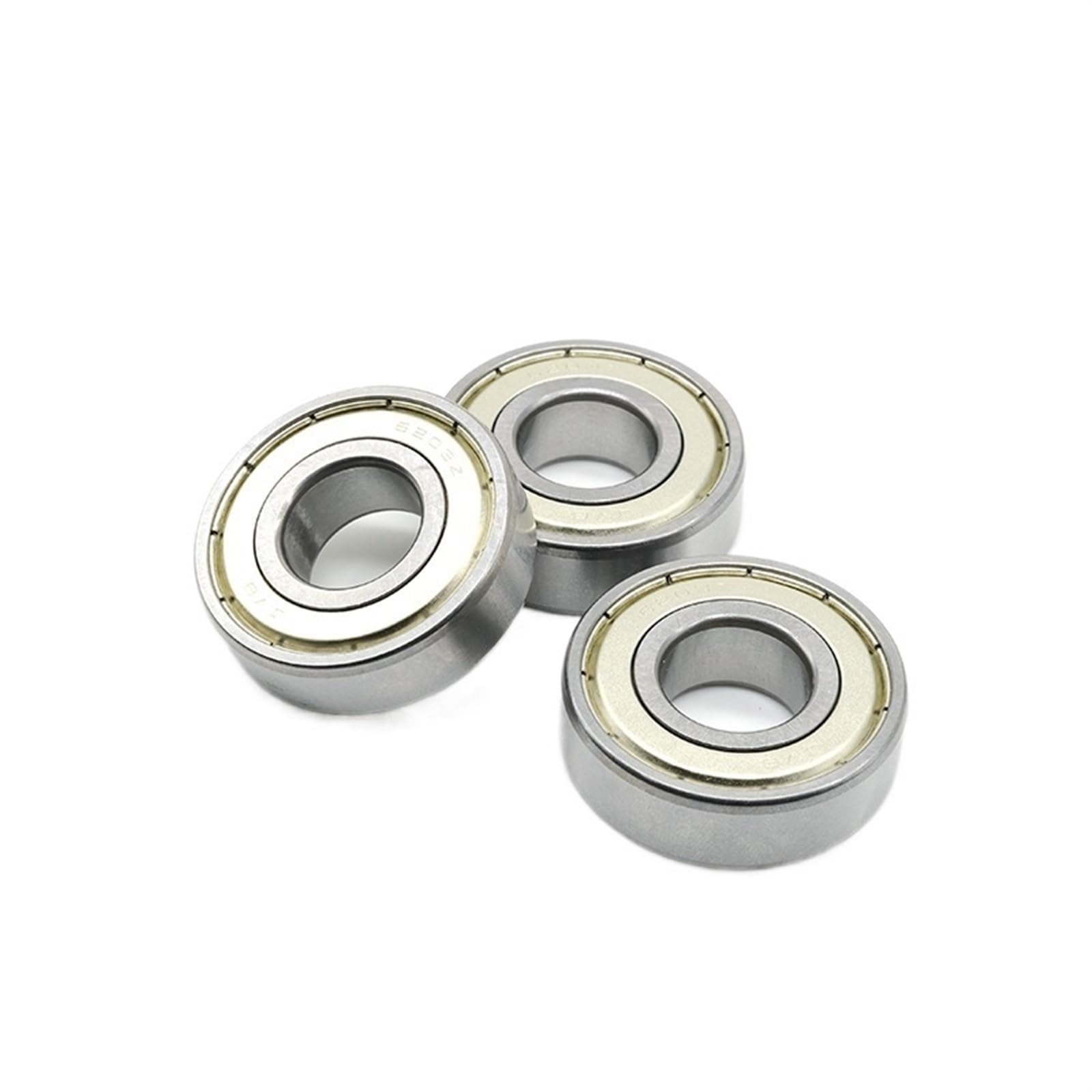 Rodamientos de Bolas sellados de Goma Doble 4pcs 6203ZZ 17x40x12mm ABEC-7 Rodamientos rígidos de Bolas