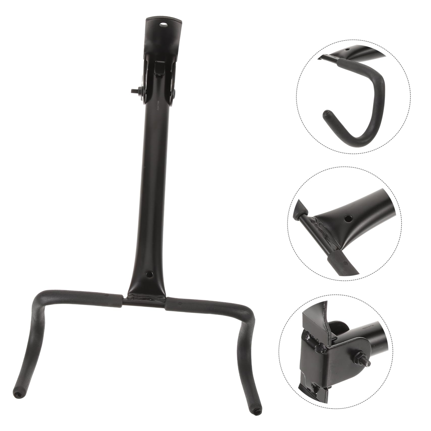 MUCKLILY Wall Hook Bike Wall Mount Rack Outdoor Garage Organization Hooks Rack for Garage Mounted Bicycle Rack Bike Hangers for Garage Wall Mount Bike Hook Bike Wall Mounts Steel Black