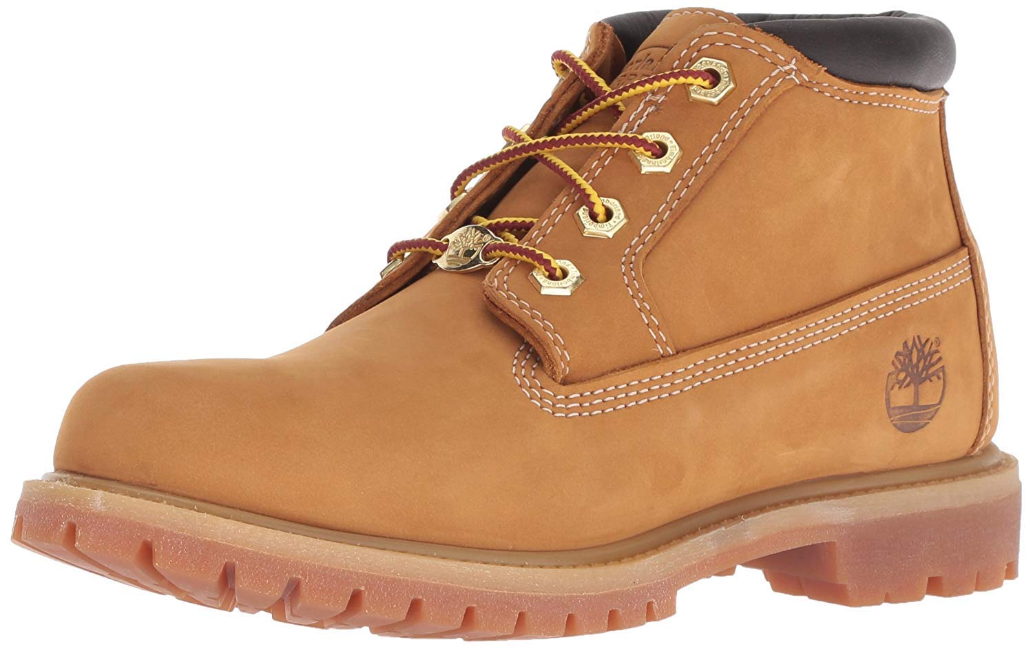 Timberland® Nellie Chukka Boots for Women – Full Grain Leather Upper – Removable Footbed – Rubber Outsole Wheat Nubuck 6 B - Medium