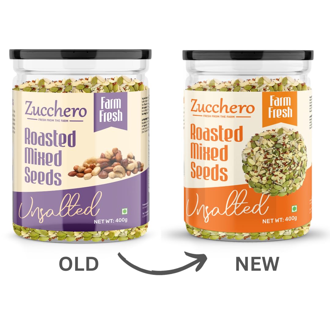Buy Now Zucchero Roasted Premium Mixed Seeds, Unsalted, 400G (6 In 1... 2 Buy Now Zucchero Roasted Premium Mixed Seeds, Unsalted, 400G (6 In 1...