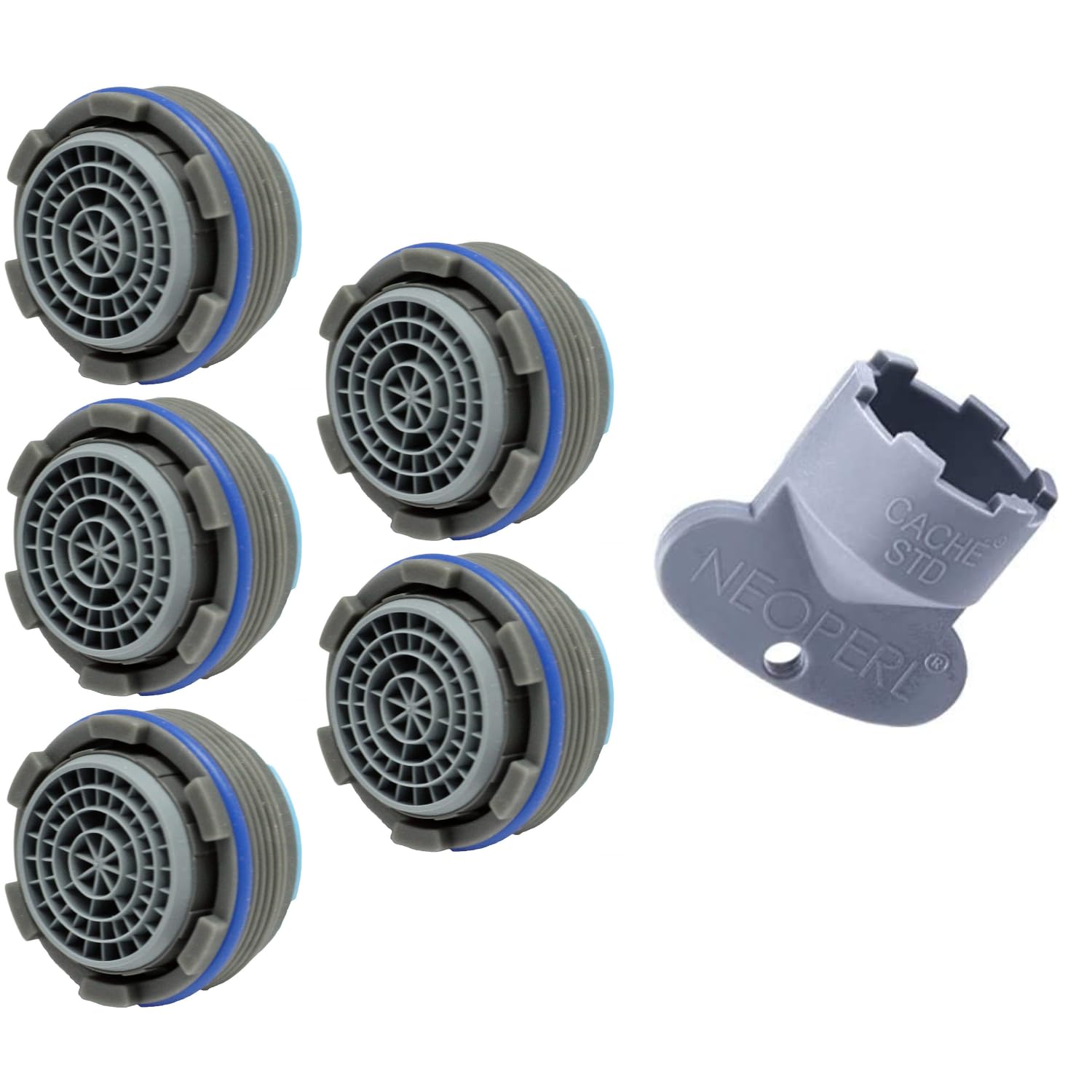 Brise-filtre de cuisine pour robinets rétractables kit aérateur 24 x 1 mm pour évier