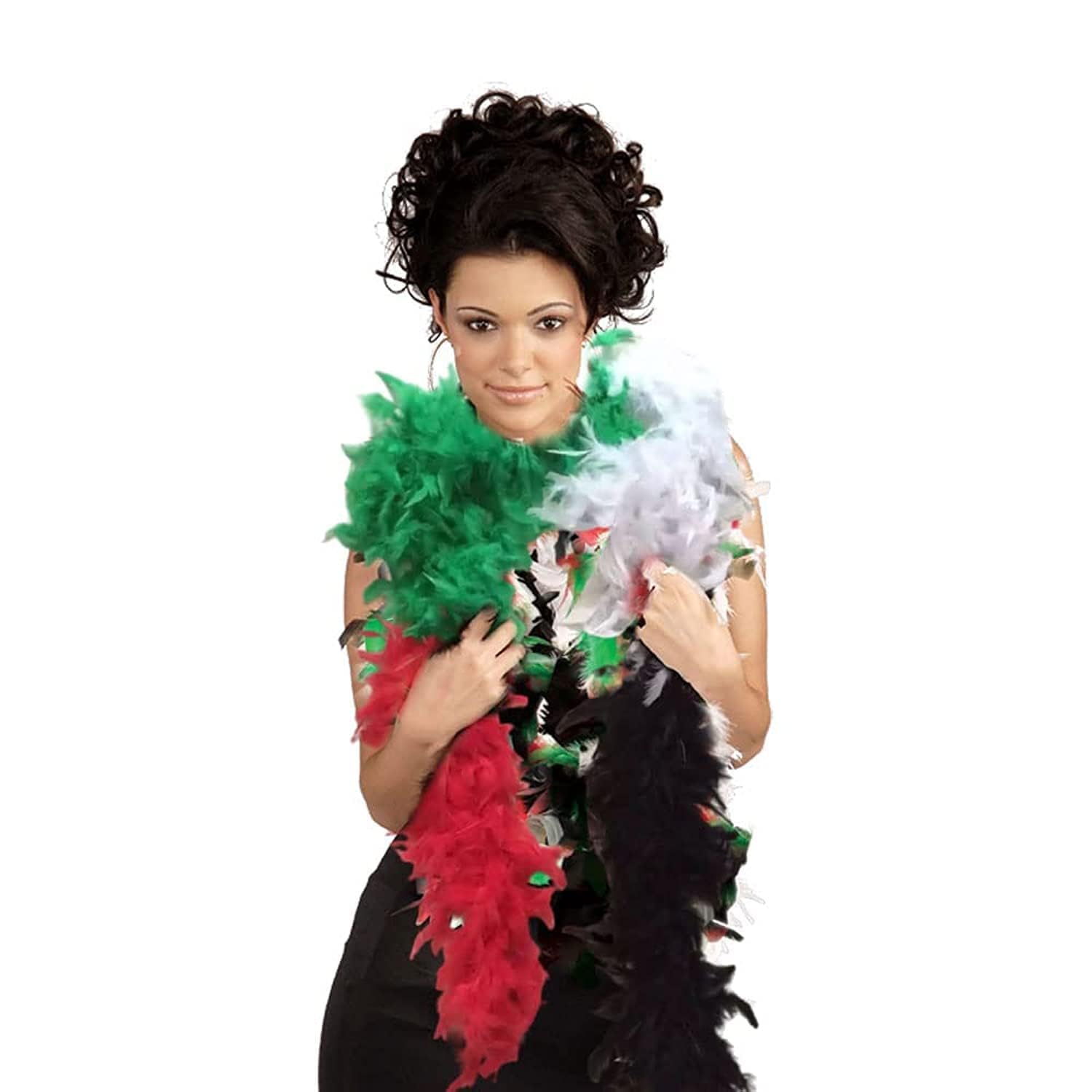 Sadeqeen UAE Color Feather Boa national day celebration