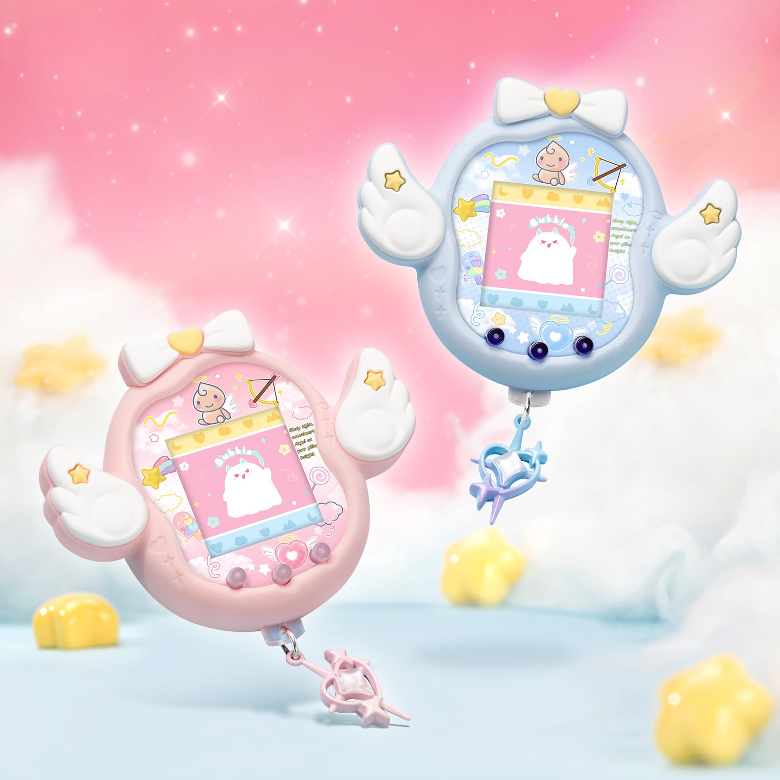 Amazon.co.jp: BUBBLELOGUS たまごっち uni カバー 柔らかい保護ケース