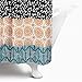 Lush Decor Bohemian Stripe Shower Curtain, 72