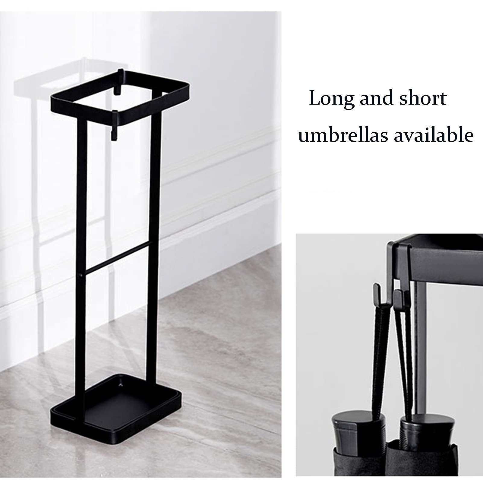 paraplubak Nordic Style Creative Umbrella Stand Rack, Hollow Metal Paraplu Houder, Vloerende Paraplu Opslagorganisator Voor Ingang Hotel Lobby(Color:wit