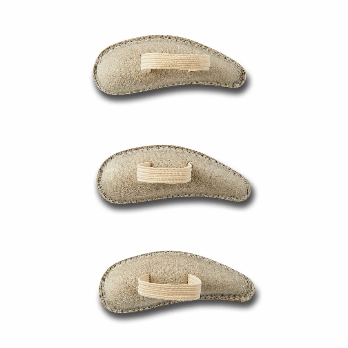 Medline Hammer Toe Crest, Deluxe Suede, Right, Size Large, Pack of 3