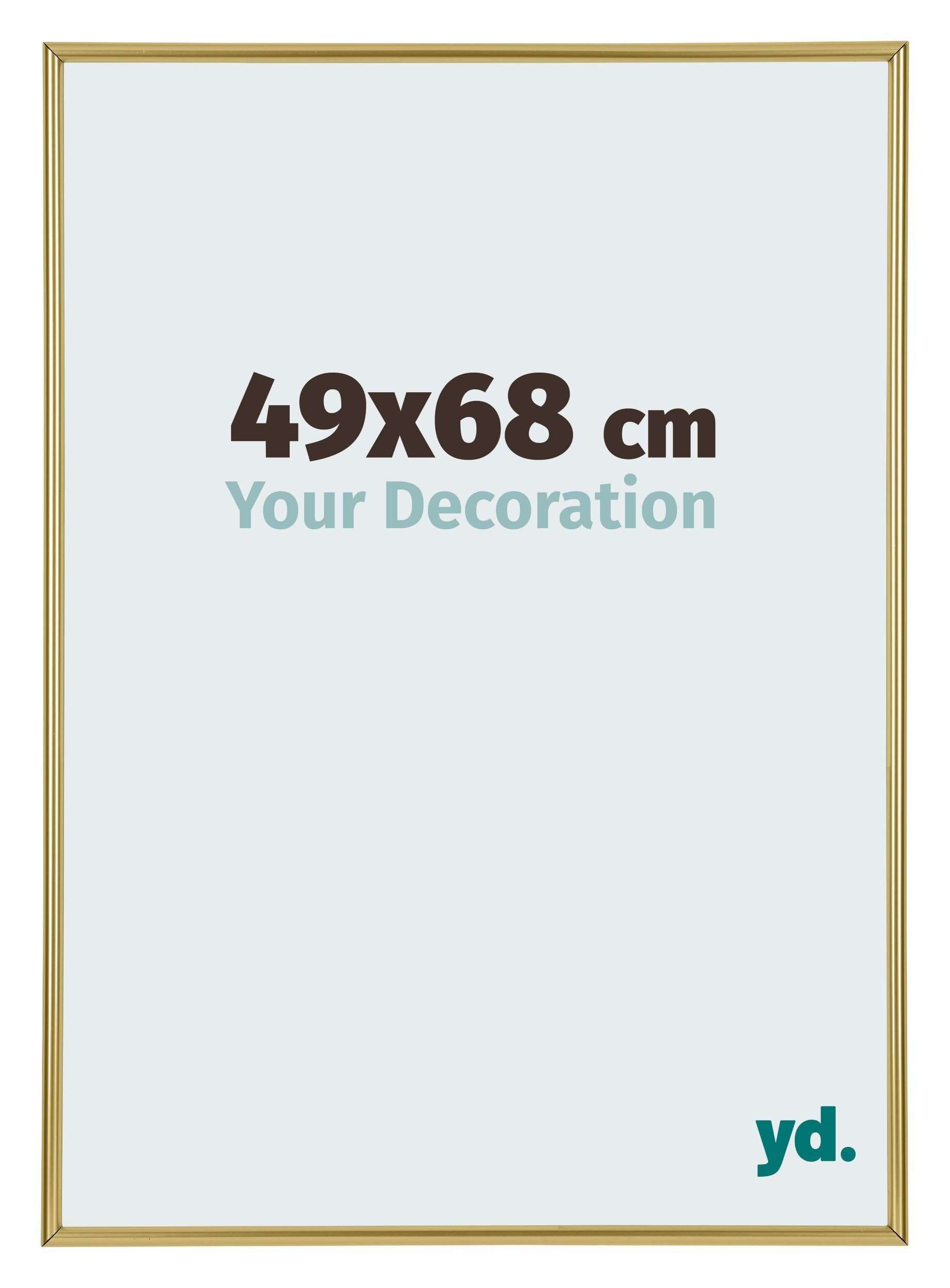 Your Decoration - Puzzle frame 49x68 - Gold - Puzzle frame 500-1000 Pieces - Plastic Photoframe - Annecy
