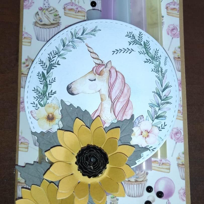 3Dサンフローメタルカッティングダイ、DIYスクラップブックフォトアルバム装飾用のカットステンシル、カードメイキングデコレーションペ