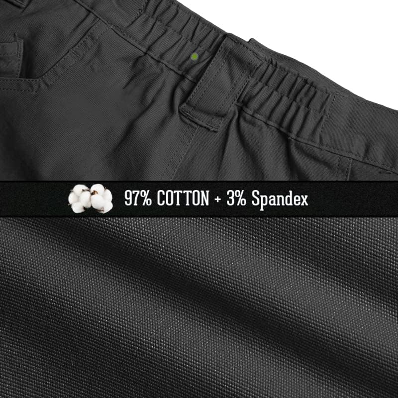 NAVEKULL Men's Military Cargo Tactical Pants Ripstop Lightweight Cotton Stretch Combat Outdoor Hiking Pants - Image 6