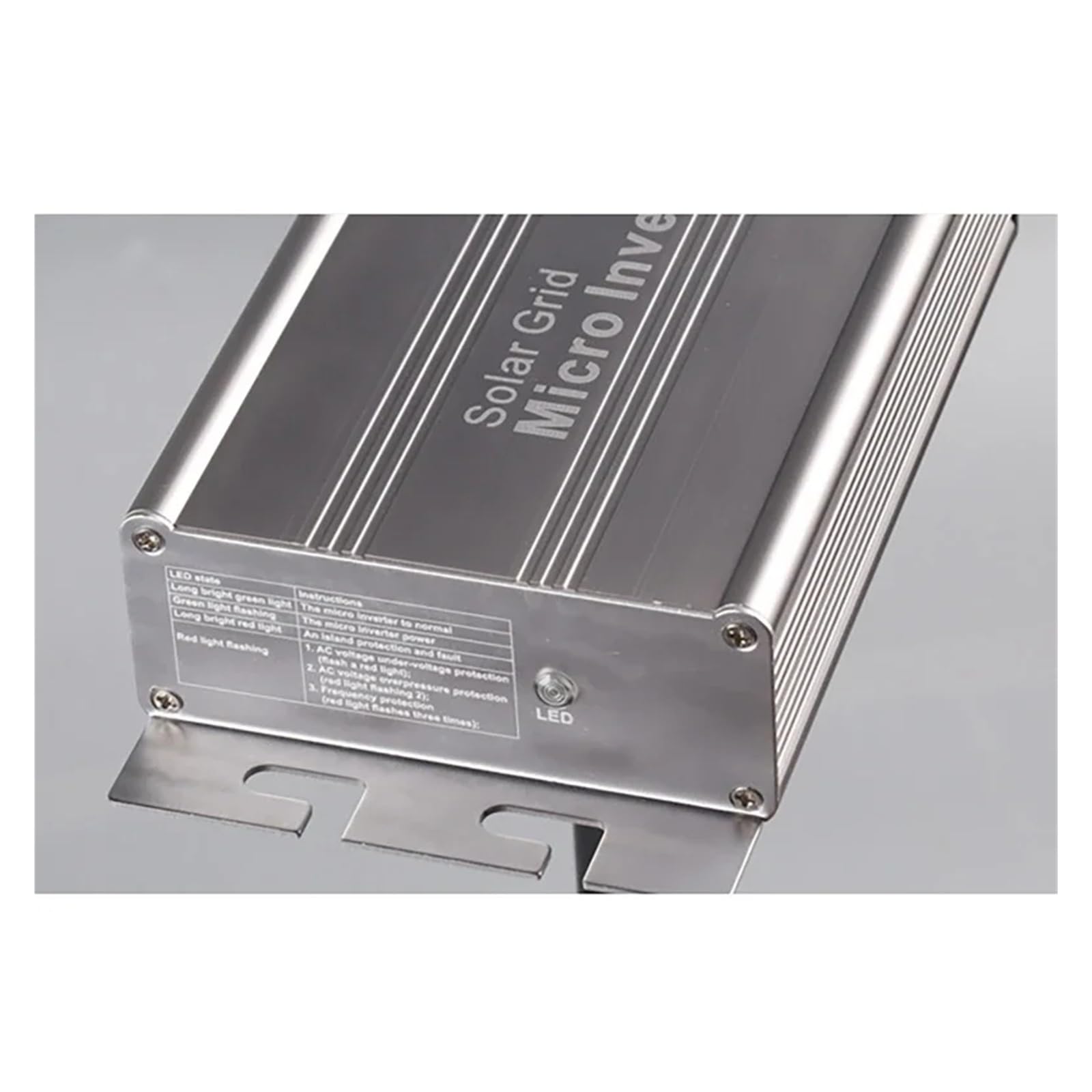Inversor Microinversor con Sensor Limitador Sistemas Fotovoltaicos Conectados A La Red 500W 600W 700W CC 26V-46V Entrada Solar CA 110V-220V Automático Transformador de Voltaje(600W)