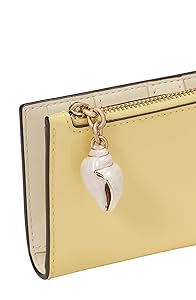 kate spade new york Women's Devin Pebbled Leather Small Slim Bifold Wallet