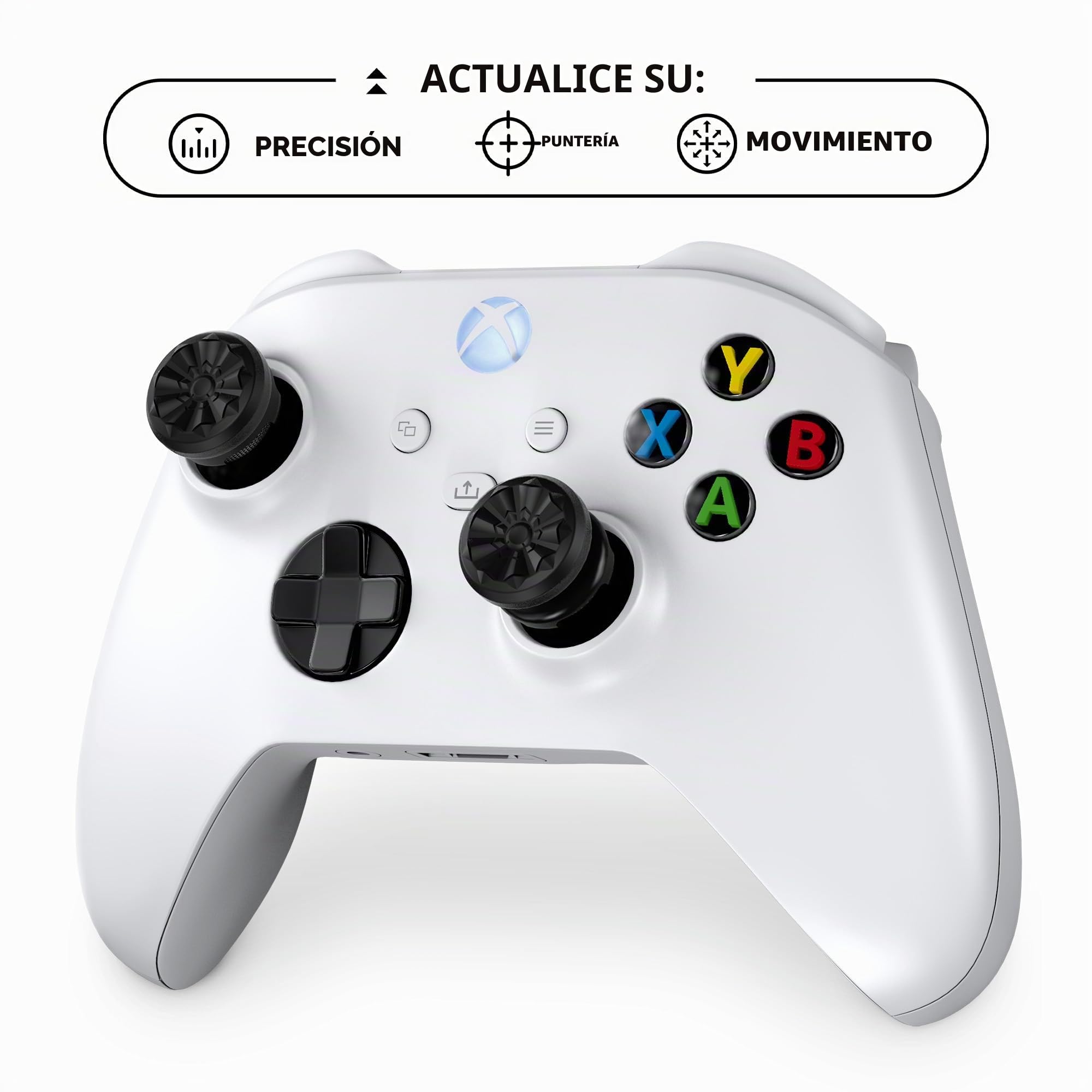 KontrolFreek FPS Freek Galaxy Black para Xbox One y Xbox Series X Controller | 2 palancas Pulgares de Rendimiento | 1 de Talle Alto, 1 Tiro Medio | Negro (edición Limitada)