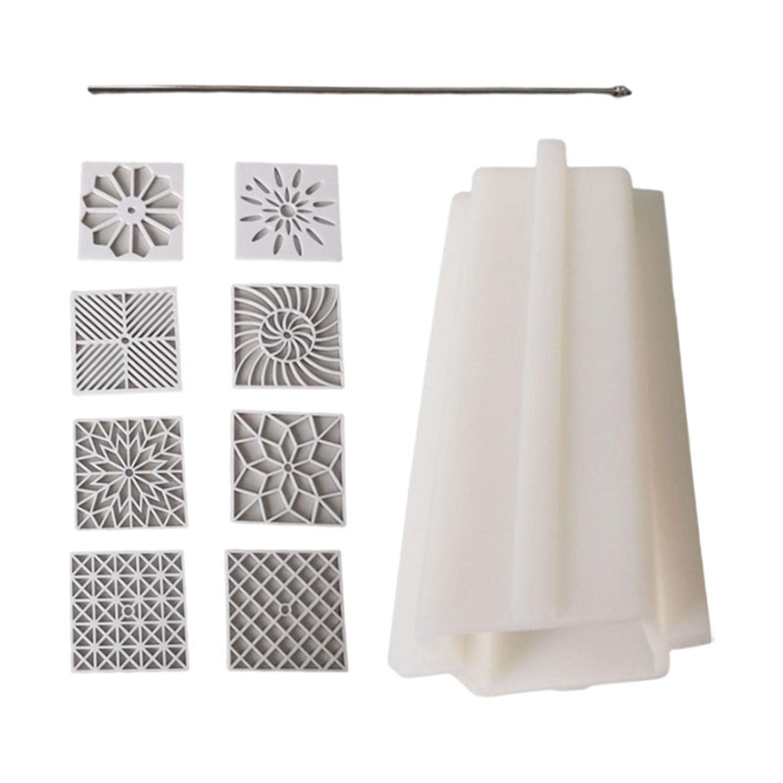 Stampo per sapone per candele regalo fai da te riutilizzabile artigianato in silicone stampo a colonna