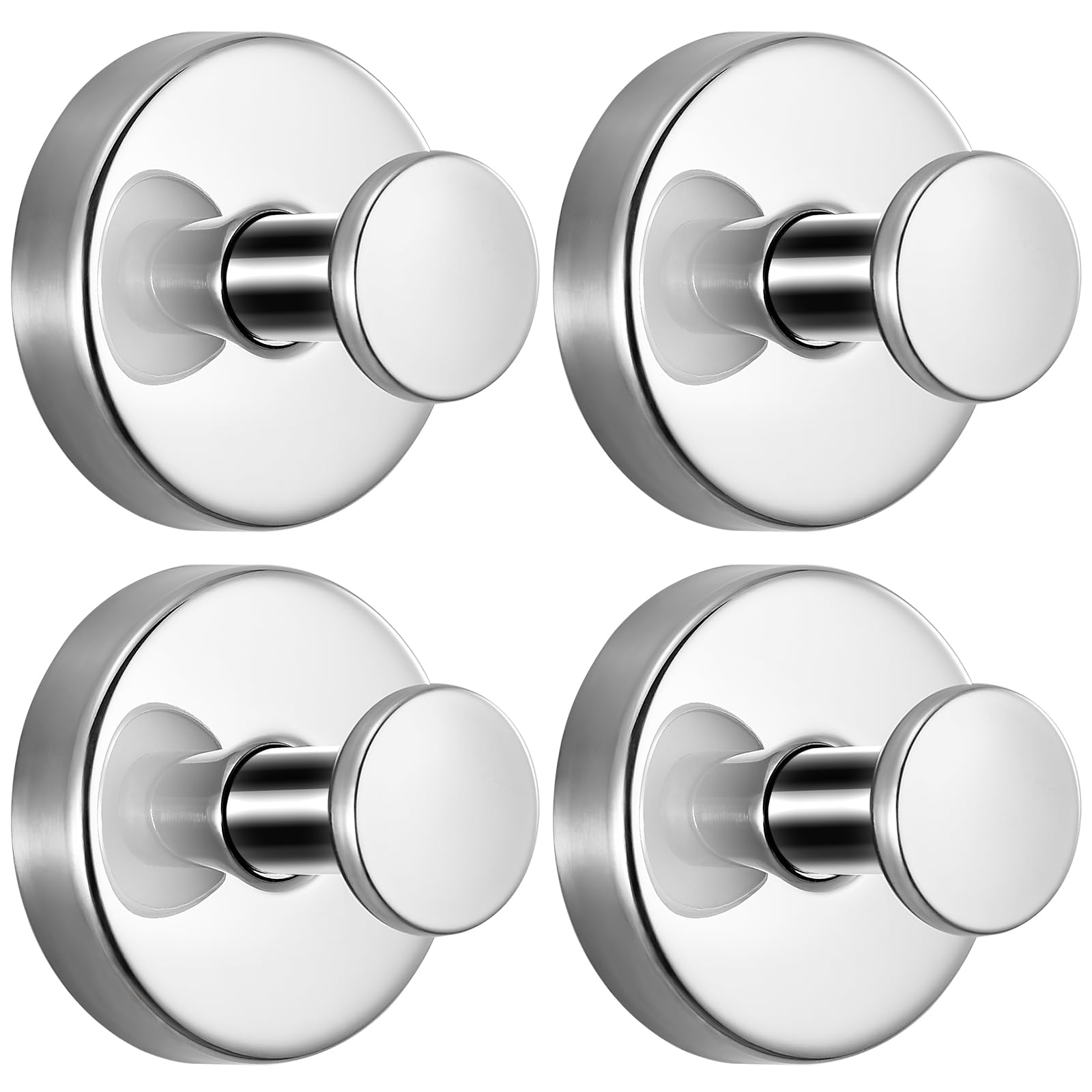 Suction Cup Hooks for Shower No-Drill Bathroom Hooks for Towels Robes Loofah Mountable on Bathroom Walls Kitchen Glass