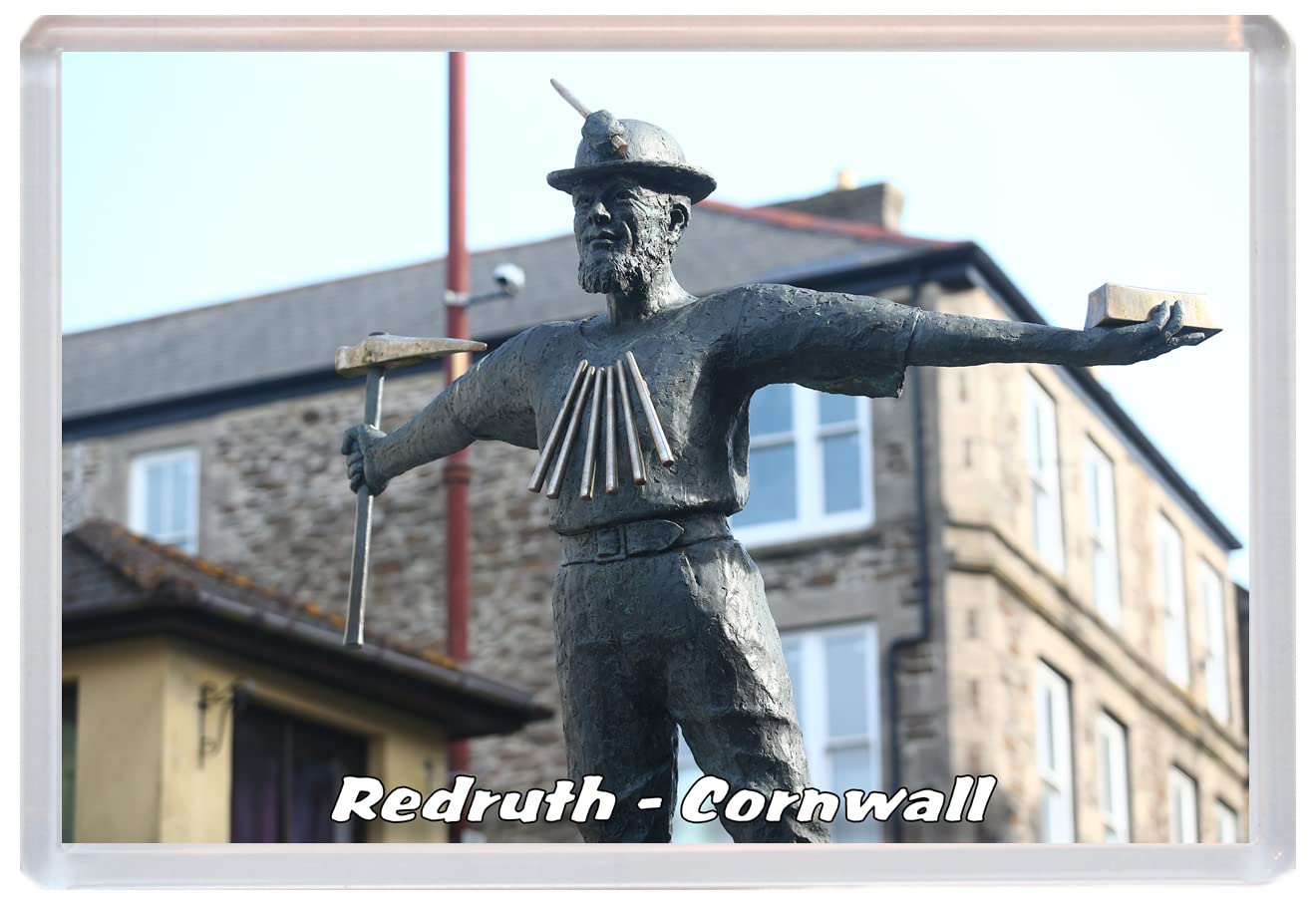 Baked Bean Store Redruth - Cornwall - 96 x 67mm Jumbo Fridge Magnet/Magnets BBSFHM426