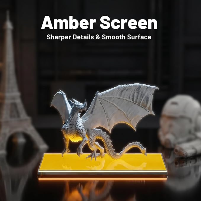 Impresora 3D Resin Reflex RS Turbo con Pantalla Ámbar miniatura 2