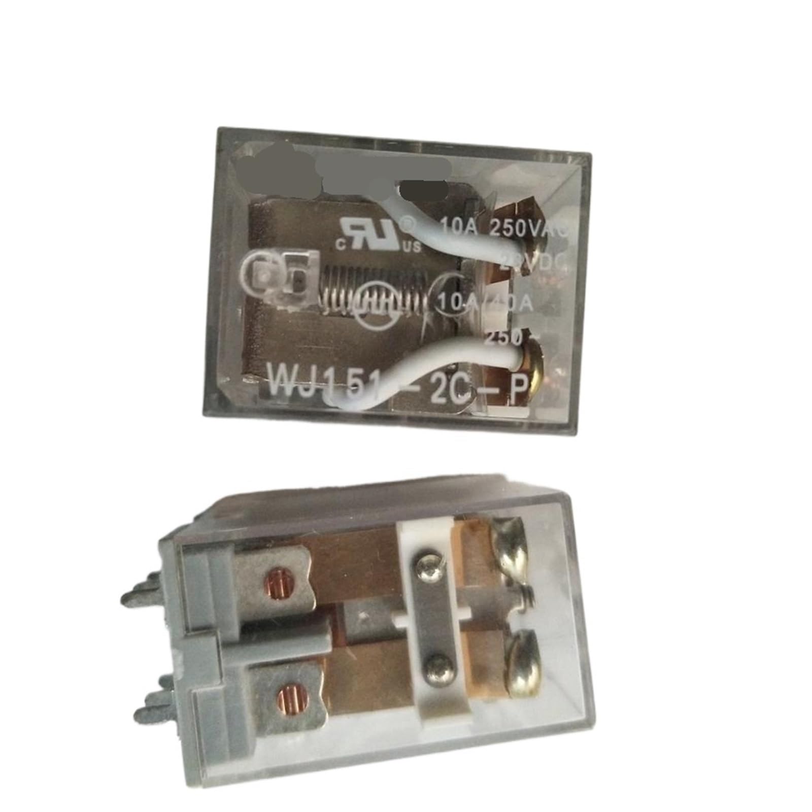 Relais WJ151-2C-P 10A 250VAC composé de 8 broches pour la maintenance de tableaux de commande