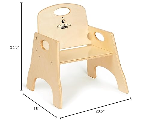 Miniatura 10 de Jonti-Craft Silla apilable 6802TK Chairries, RTA, 9 pulgadas de altura