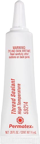 Permatex 59214 - Sellador de rosca de alta temperatura, tubo de 0.2fl oz, paquete de 1