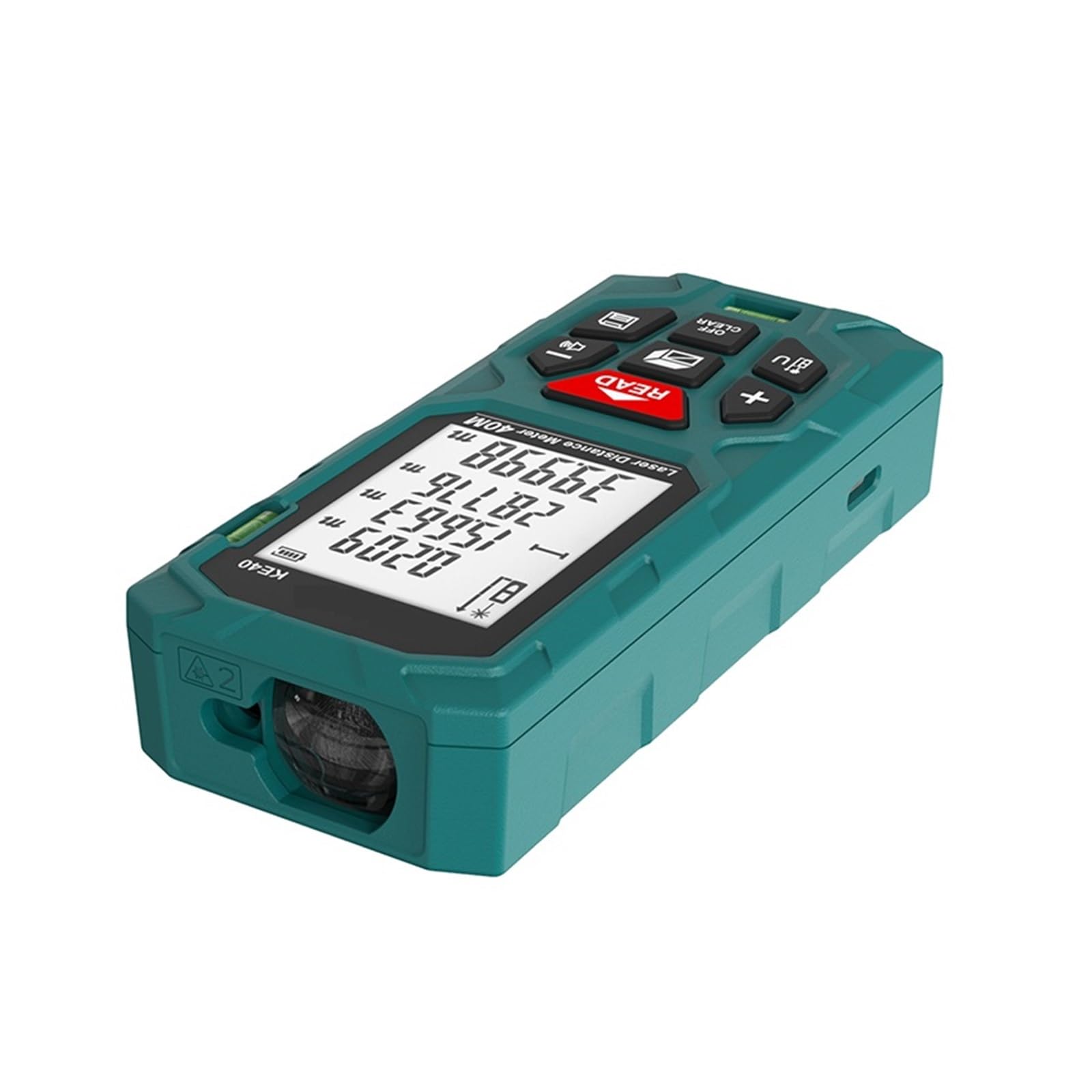 Misuratore di superficie terrestre, Telemetro Misuratore Di Nastro Digitale Misuratore Di Distanza 40/60/80/100/120 M Telemetro Accurato For Roulette Misura distanza, area e volume(100M)