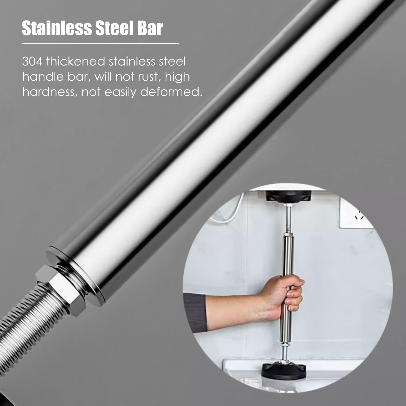 Lavello In Acciaio Inox 304 Da Cucina (46x41 Cm) – 1 Vasca, Spazzolato, Con Antirumore E Attacco Lavastoviglie, Per Sottolavabo 45 Cm