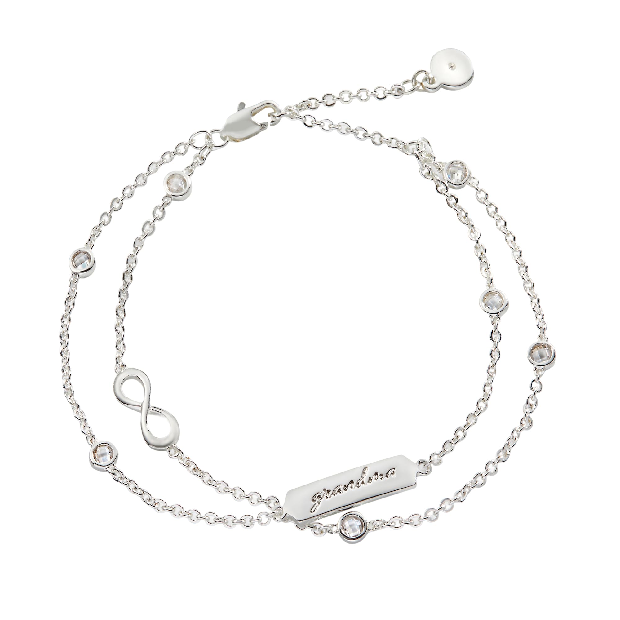 Alex and Ani Daughter Infinity Chain Double Strand Bracelet