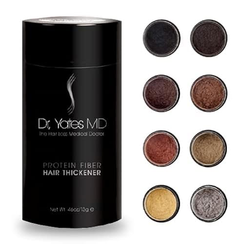 Dr. Yates MD - Potenciador de fibra de queratina (marrón oscuro)