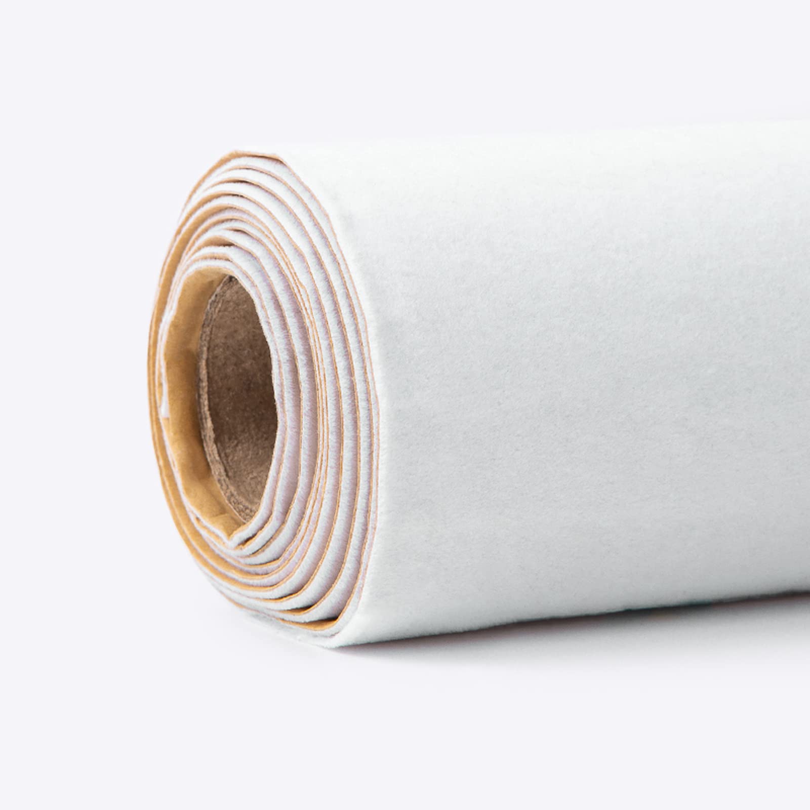 Felt Fabric Sheet, Polyester Felt Sheet Self Adhesive Velvet Fabric Multicolor 1.5m Wide 0.5-2m(White,1.5 * 2m)