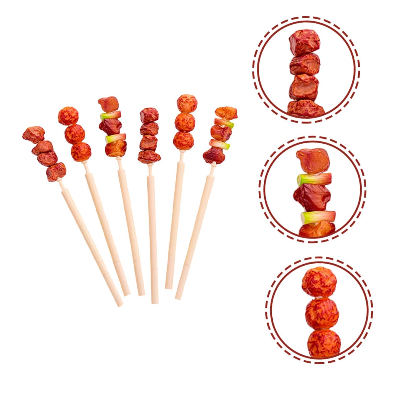 24 Pièces Stylo Bille Pointe Fine Créatif Forme de Brochette Stylos Fun et Élégants pour École et Bureau Fournitures de Papeterie Esthétiques